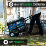 DuroMax XP13000HXT 13,000 Watt Electric Start Tri-Fuel Portable Generator w/ CO Alert - Image 3